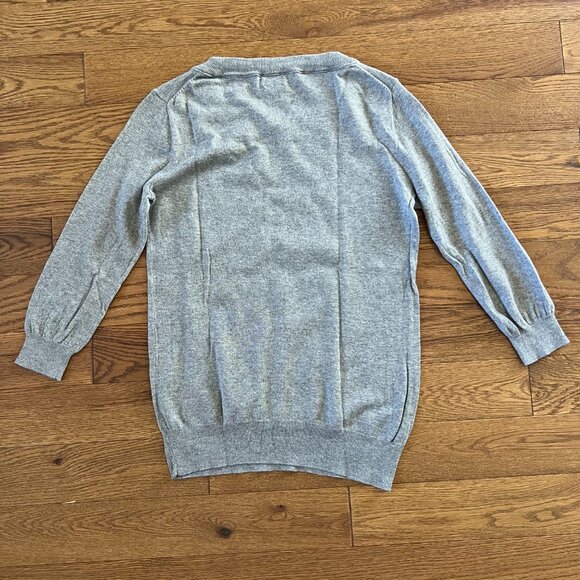 J.Crew Grey Lobster Sweater XS | 100% Cotton Nautical Graphic Pullover - Picture 6 of 6